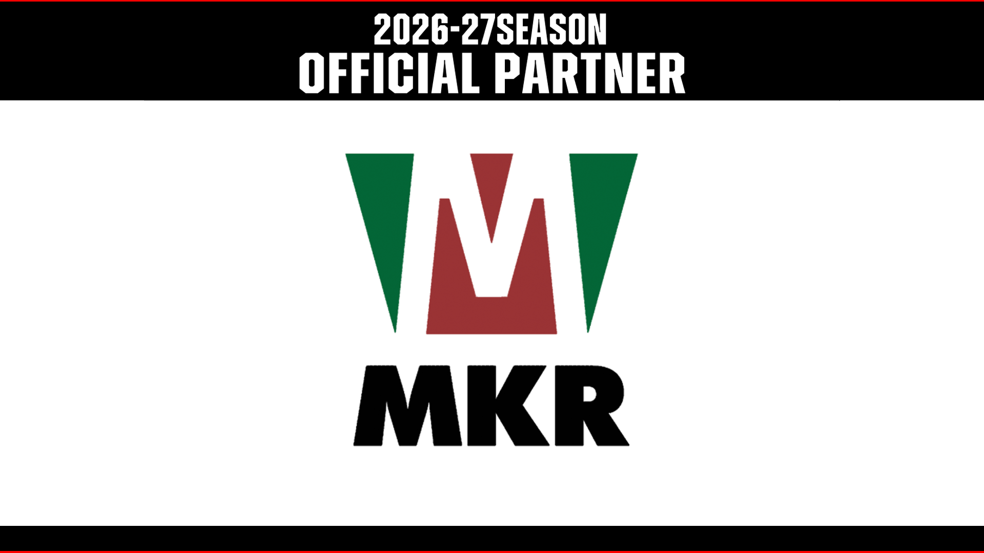 株式会社MKR との2026-27シーズンパートナー契約締結のお知らせ