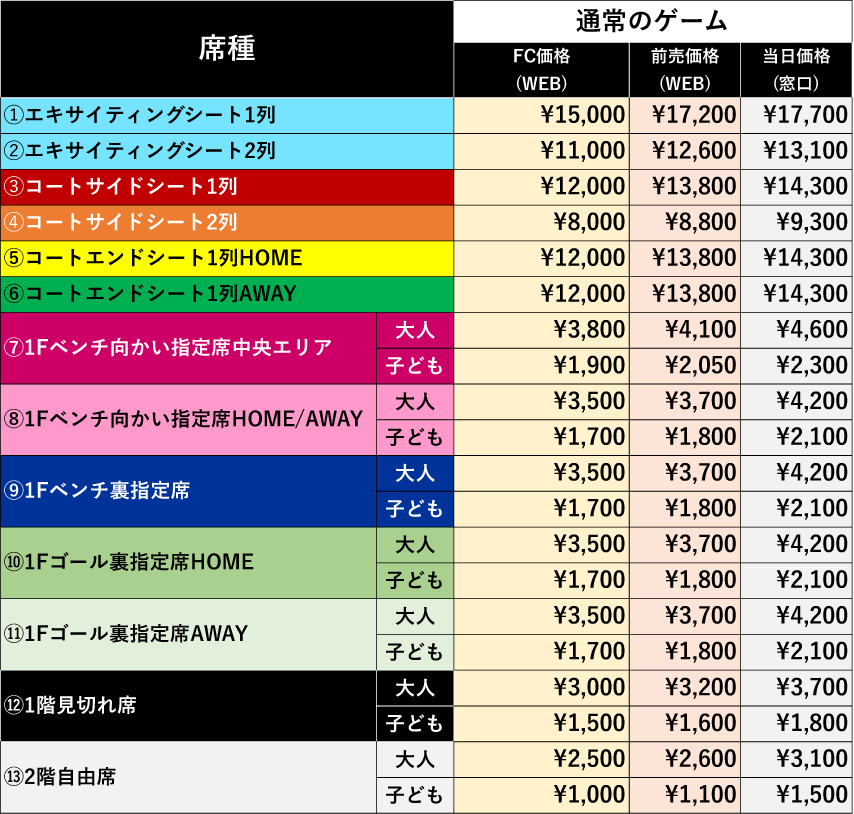 2026-27シーズン 前半節チケット発売スケジュールのお知らせ
