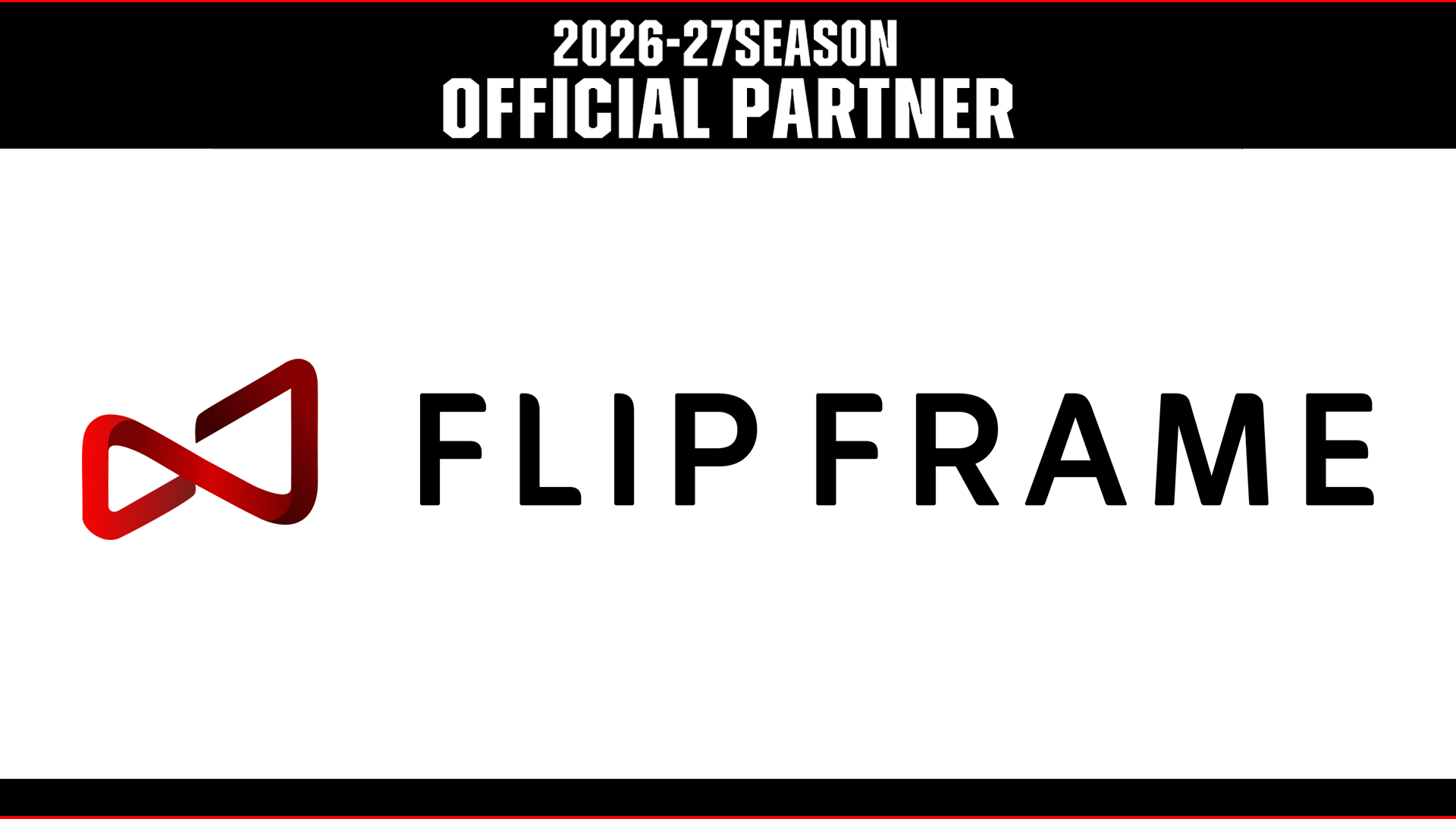 株式会社FLIP FRAME との2026-27シーズンパートナー契約締結のお知らせ